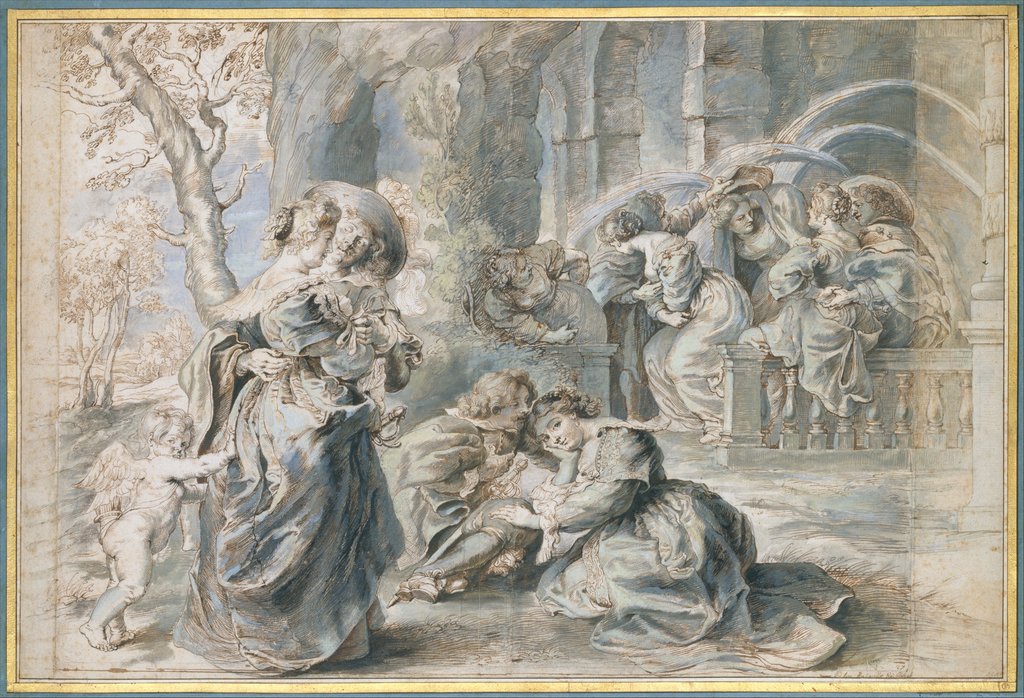 L'esquisse de Rubens-The Garden of Love
