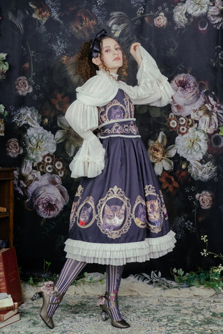 预约商品*猫之画框 JSK(长版)