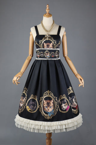 预约商品*猫之画框 JSK(长版)