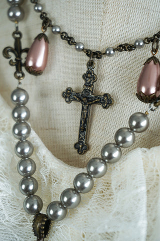 Crête de lis perle Necklace(necklace)