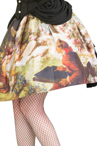 Jupe de la dame et fleurs (Skirt) (Payment Page)