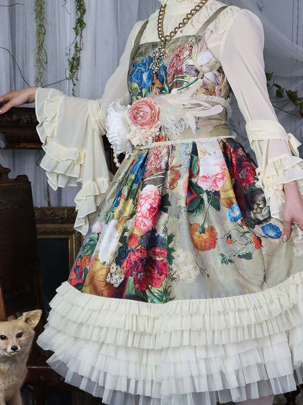 【现货掉落】le scène de fleurs（JSK）